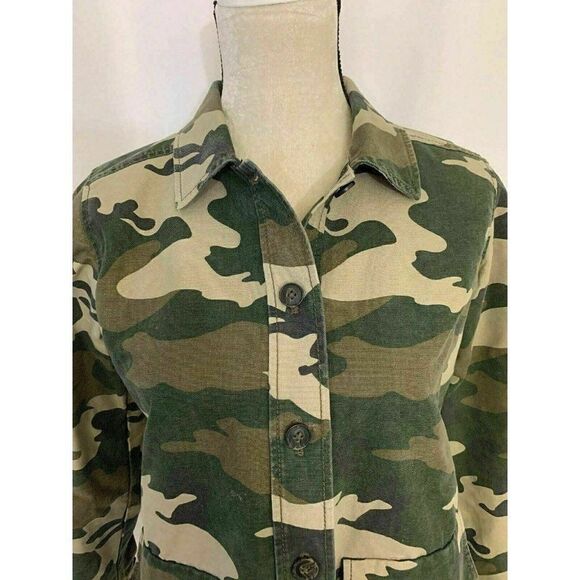 Me. N. U. Girls Camouflage Long Sleeve jacket - Picture 2 of 7